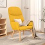 Sillón de relax de tela amarillo mostaza de vidaXL, Sillones - Ref: Foro24-340997, Precio: 115,71 €, Descuento: %