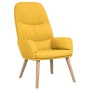 Sillón de relax de tela amarillo mostaza de vidaXL, Sillones - Ref: Foro24-340997, Precio: 115,71 €, Descuento: %