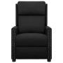 Sillón reclinable de cuero sintético negro de vidaXL, Sillones - Ref: Foro24-338836, Precio: 209,17 €, Descuento: %