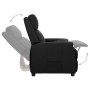 Sillón reclinable de cuero sintético negro de vidaXL, Sillones - Ref: Foro24-338836, Precio: 209,17 €, Descuento: %