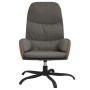 Silla de relax de tela gris oscuro de vidaXL, Sillones - Ref: Foro24-341032, Precio: 83,67 €, Descuento: %