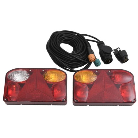 Trailer lights 2pcs classic bulb red 12V by vidaXL, Lights for motor vehicles - Ref: Foro24-152898, Price: 54,95 €, Discount: %