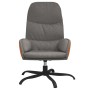 Sillón de relax de tela gris oscuro de vidaXL, Sillones - Ref: Foro24-341031, Precio: 84,89 €, Descuento: %