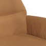 Sillón de relax de piel de ante sintético gris taupé de vidaXL, Sillones - Ref: Foro24-341103, Precio: 66,51 €, Descuento: %