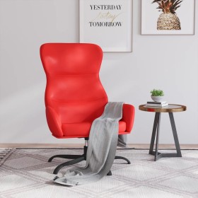 Sillón de relax de cuero sintético rojo de vidaXL, Sillones - Ref: Foro24-341089, Precio: 72,99 €, Descuento: %