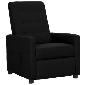 Black fabric recliner by vidaXL, Armchairs - Ref: Foro24-338982, Price: 196,99 €, Discount: %