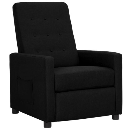 Black fabric recliner by vidaXL, Armchairs - Ref: Foro24-338982, Price: 196,99 €, Discount: %