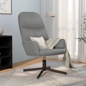 Sillón de relax de cuero sintético gris de vidaXL, Sillones - Ref: Foro24-341056, Precio: 87,99 €, Descuento: %