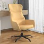 Cream-colored synthetic suede leather relaxation armchair by vidaXL, Armchairs - Ref: Foro24-341107, Price: 85,57 €, Discount: %