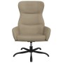 Light Gray Faux Suede Leather Relaxation Armchair by vidaXL, Armchairs - Ref: Foro24-341104, Price: 85,57 €, Discount: %