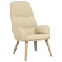 Sillón de relax de tela crema de vidaXL, Sillones - Ref: Foro24-340992, Precio: 116,77 €, Descuento: %