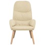 Sillón de relax de tela crema de vidaXL, Sillones - Ref: Foro24-340992, Precio: 116,77 €, Descuento: %