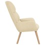 Sillón de relax de tela crema de vidaXL, Sillones - Ref: Foro24-340992, Precio: 116,77 €, Descuento: %