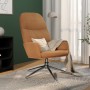 Sillón de relax de piel de ante sintético gris taupé de vidaXL, Sillones - Ref: Foro24-341026, Precio: 88,99 €, Descuento: %