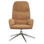 Sillón de relax de piel de ante sintético gris taupé de vidaXL, Sillones - Ref: Foro24-341026, Precio: 88,99 €, Descuento: %