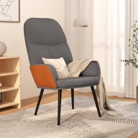 Sillón de relajación de tela gris oscuro de vidaXL, Sillones - Ref: Foro24-341012, Precio: 79,99 €, Descuento: %