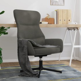 Silla de relajación de terciopelo gris oscuro de vidaXL, Sillones - Ref: Foro24-341109, Precio: 120,99 €, Descuento: %