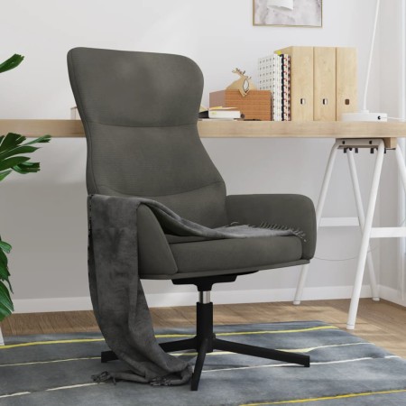 Dark Gray Velvet Relaxation Chair by vidaXL, Armchairs - Ref: Foro24-341109, Price: 120,99 €, Discount: %