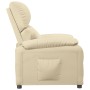 Sillón reclinable de tela crema de vidaXL, Sillones - Ref: Foro24-248685, Precio: 222,30 €, Descuento: %