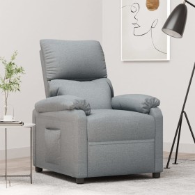 Light Gray Fabric Recliner by vidaXL, Armchairs - Ref: Foro24-248686, Price: 180,99 €, Discount: %