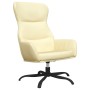 Sillón de relax de cuero sintético crema de vidaXL, Sillones - Ref: Foro24-341085, Precio: 89,92 €, Descuento: %