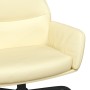 Sillón de relax de cuero sintético crema de vidaXL, Sillones - Ref: Foro24-341085, Precio: 89,92 €, Descuento: %