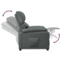 Sillón reclinable de tela gris oscuro de vidaXL, Sillones - Ref: Foro24-248687, Precio: 180,99 €, Descuento: %