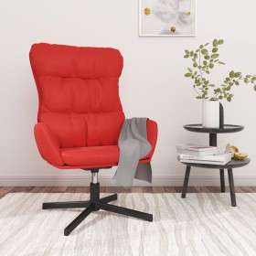 Sillón de relax de cuero sintético rojo de vidaXL, Sillones - Ref: Foro24-341192, Precio: 76,99 €, Descuento: %