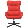 Sillón de relax de cuero sintético rojo de vidaXL, Sillones - Ref: Foro24-341192, Precio: 76,15 €, Descuento: %