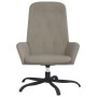 Sillón de relax de terciopelo gris claro de vidaXL, Sillones - Ref: Foro24-341205, Precio: 84,99 €, Descuento: %