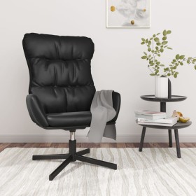 Black synthetic leather recliner by vidaXL, Armchairs - Ref: Foro24-341187, Price: 107,19 €, Discount: %