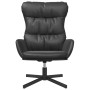 Sillón de relax de cuero sintético negro de vidaXL, Sillones - Ref: Foro24-341187, Precio: 112,65 €, Descuento: %