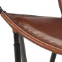 Silla de cuero auténtico marrón de vidaXL, Sillones - Ref: Foro24-246367, Precio: 218,33 €, Descuento: %