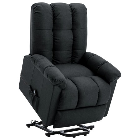 Sillón elevable tela gris oscuro de vidaXL, Sillones - Ref: Foro24-321381, Precio: 504,61 €, Descuento: %