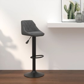 Dark gray velvet kitchen stool by vidaXL, Kitchen stools - Ref: Foro24-335339, Price: 89,99 €, Discount: %