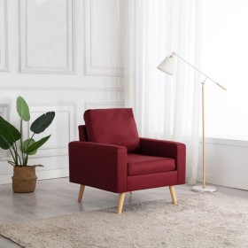 Red wine red fabric armchair by vidaXL, Armchairs - Ref: Foro24-288700, Price: 203,34 €, Discount: %