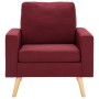 Red wine red fabric armchair by vidaXL, Armchairs - Ref: Foro24-288700, Price: 203,99 €, Discount: %