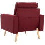 Red wine red fabric armchair by vidaXL, Armchairs - Ref: Foro24-288700, Price: 203,99 €, Discount: %