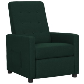 Dark Green Fabric Recliner by vidaXL, Armchairs - Ref: Foro24-338986, Price: 178,99 €, Discount: %