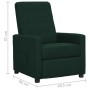 Dark Green Fabric Recliner by vidaXL, Armchairs - Ref: Foro24-338986, Price: 178,29 €, Discount: %