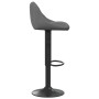 Dark gray velvet kitchen stool by vidaXL, Kitchen stools - Ref: Foro24-335339, Price: 89,99 €, Discount: %