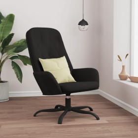 Black velvet relaxation armchair by vidaXL, Armchairs - Ref: Foro24-341211, Price: 87,99 €, Discount: %