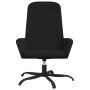 Black velvet relaxation armchair by vidaXL, Armchairs - Ref: Foro24-341211, Price: 87,83 €, Discount: %