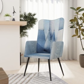 Patchwork denim wing chair by vidaXL, Armchairs - Ref: Foro24-339656, Price: 90,97 €, Discount: %