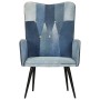 Patchwork denim wing chair by vidaXL, Armchairs - Ref: Foro24-339656, Price: 91,04 €, Discount: %