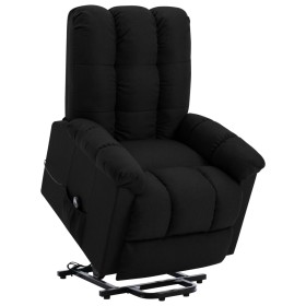 Sillón elevable tela negro de vidaXL, Sillones - Ref: Foro24-321382, Precio: 437,99 €, Descuento: %