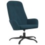 Sillón de relax de terciopelo azul de vidaXL, Sillones - Ref: Foro24-341215, Precio: 83,99 €, Descuento: %