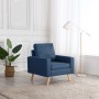 Blue fabric armchair by vidaXL, Armchairs - Ref: Foro24-288697, Price: 196,88 €, Discount: %