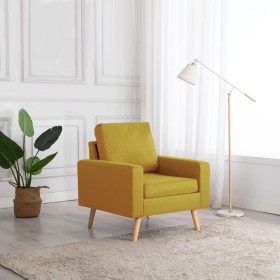 Yellow fabric armchair by vidaXL, Armchairs - Ref: Foro24-288699, Price: 199,99 €, Discount: %