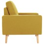 Sillón de tela amarillo de vidaXL, Sillones - Ref: Foro24-288699, Precio: 199,99 €, Descuento: %